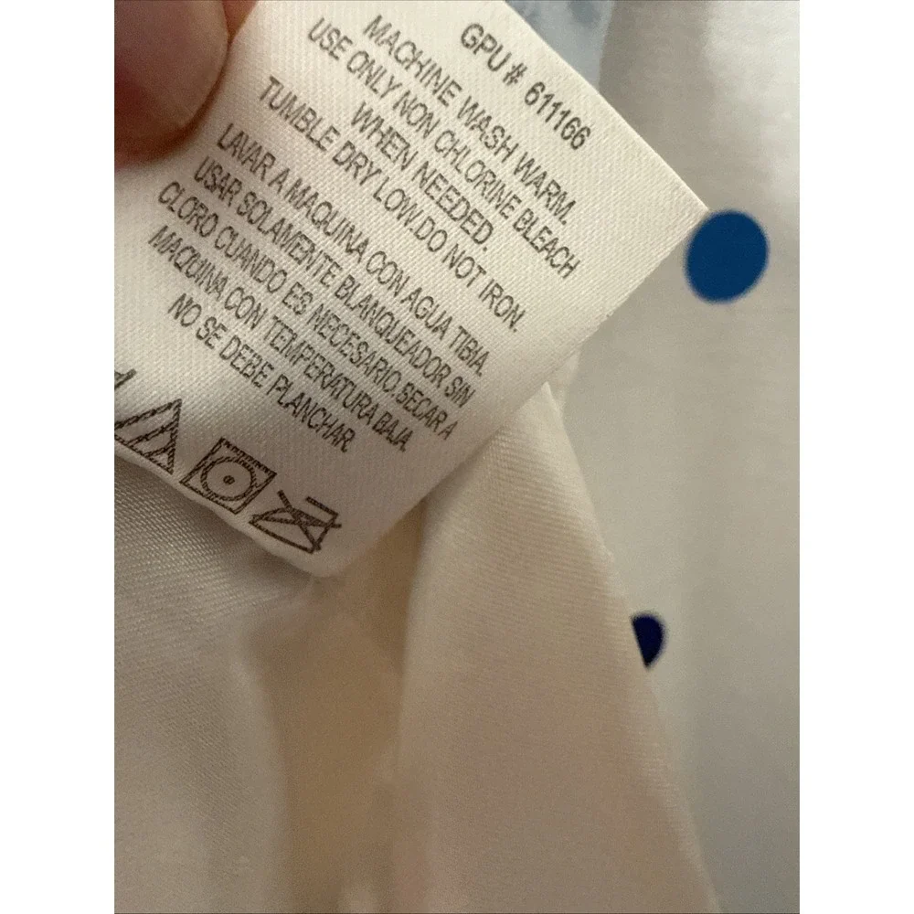 Just Born Blue White Patchwork Minky Raised Dot Baby Blanket Satin Trim 30x40